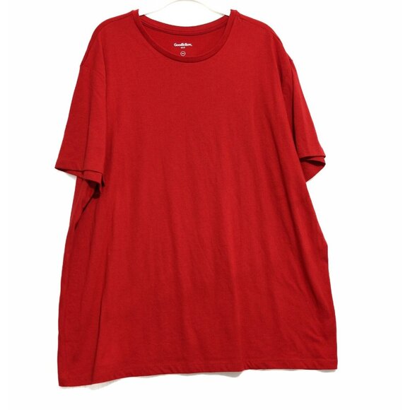 Goodfellow & Co Mens Red T-Shirt Short Sleeve Round Neck Pure Cotton Size 2XL - Picture 2 of 8